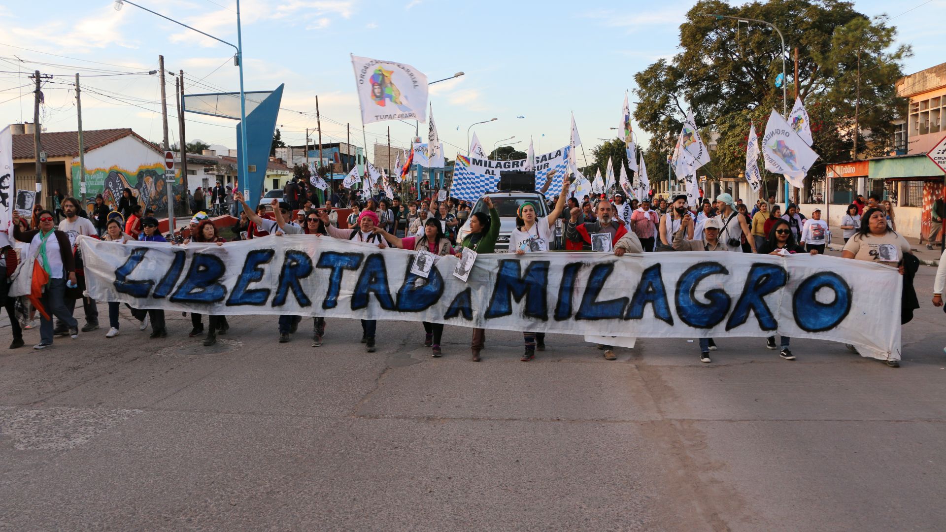 ATE Capital marchó en Jujuy contra la impunidad y por la libertad de Milagro Sala