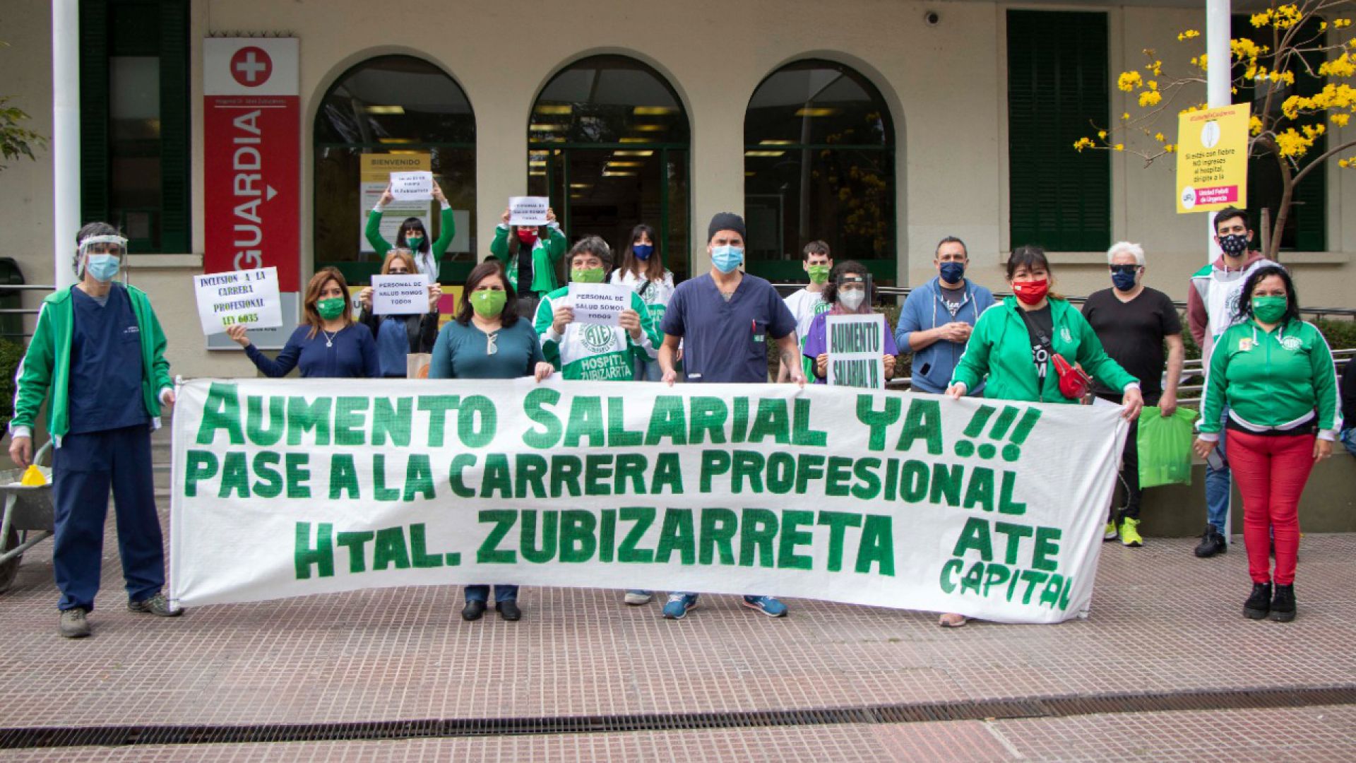 Jornada de Protesta en los Hospitales Porteños