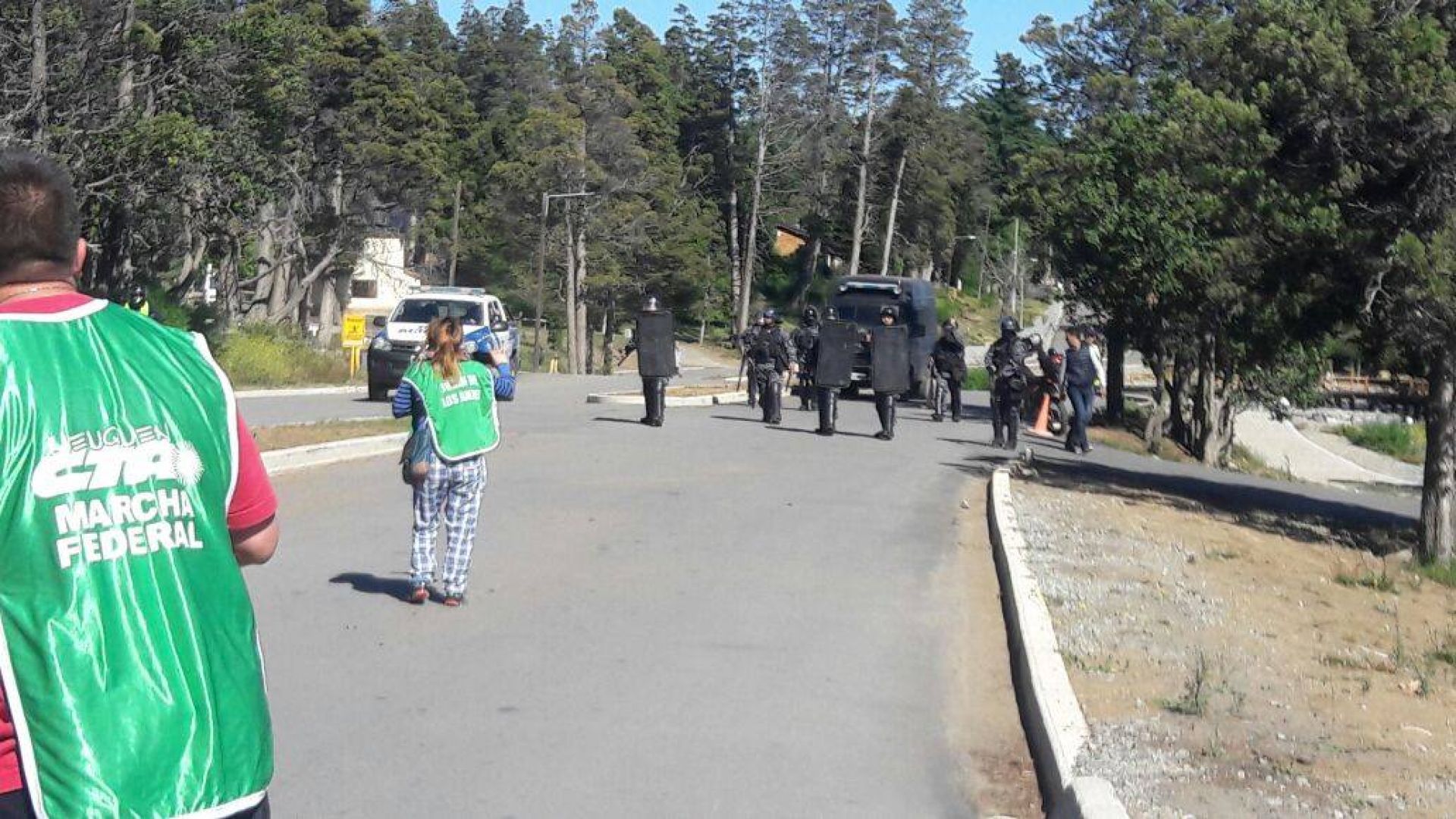 Represión a trabajadores estatales en Neuquén