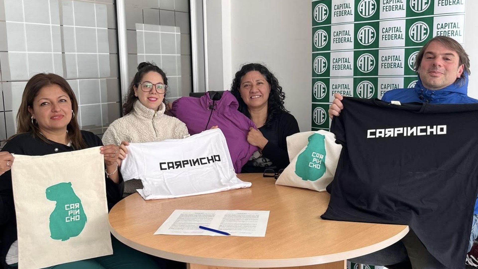 Nuevo convenio con Carpincho, marca colectiva de la Federación de Costureros