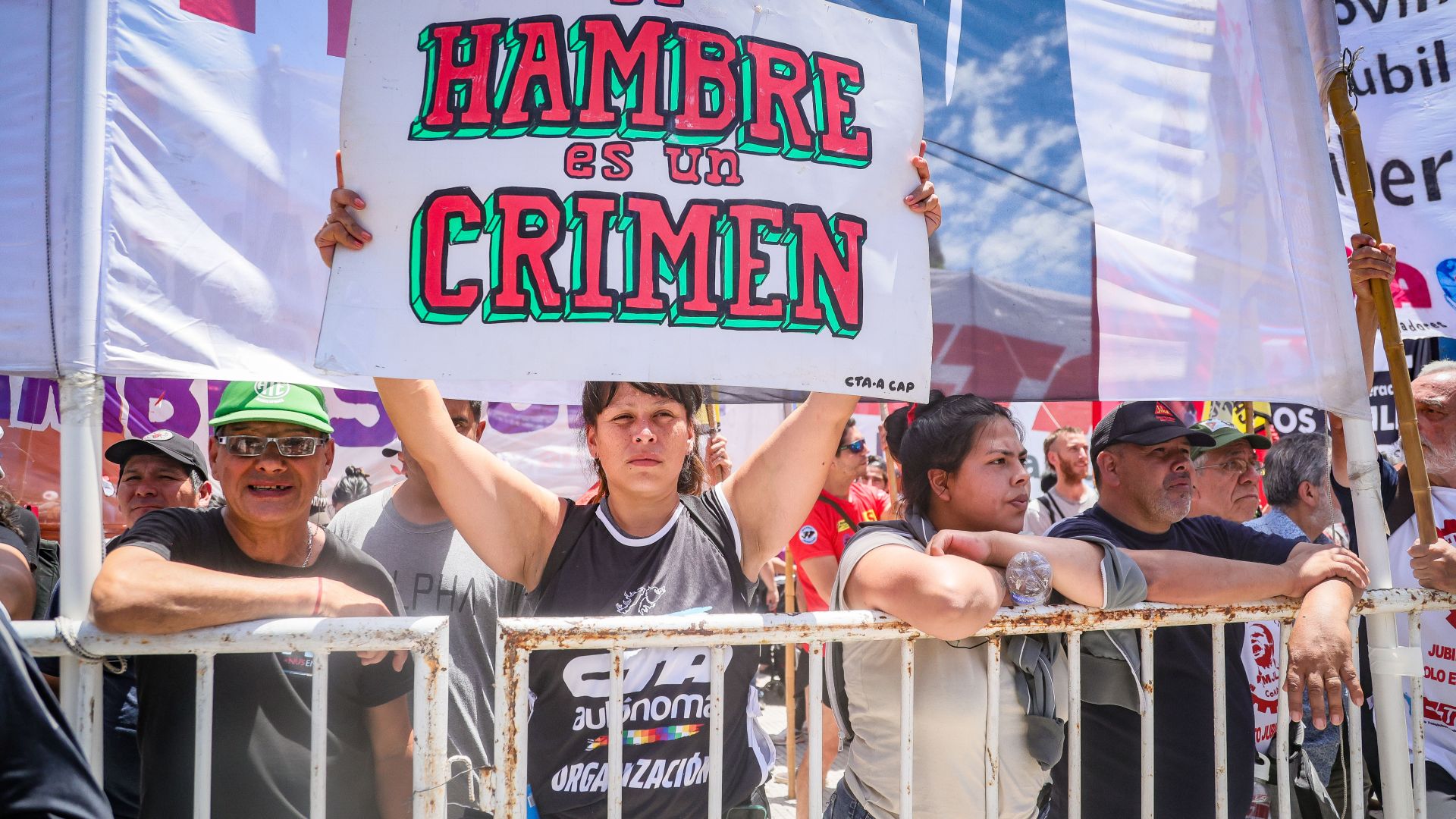 Por una Argentina sin hambre, con paz, justicia social y soberanía