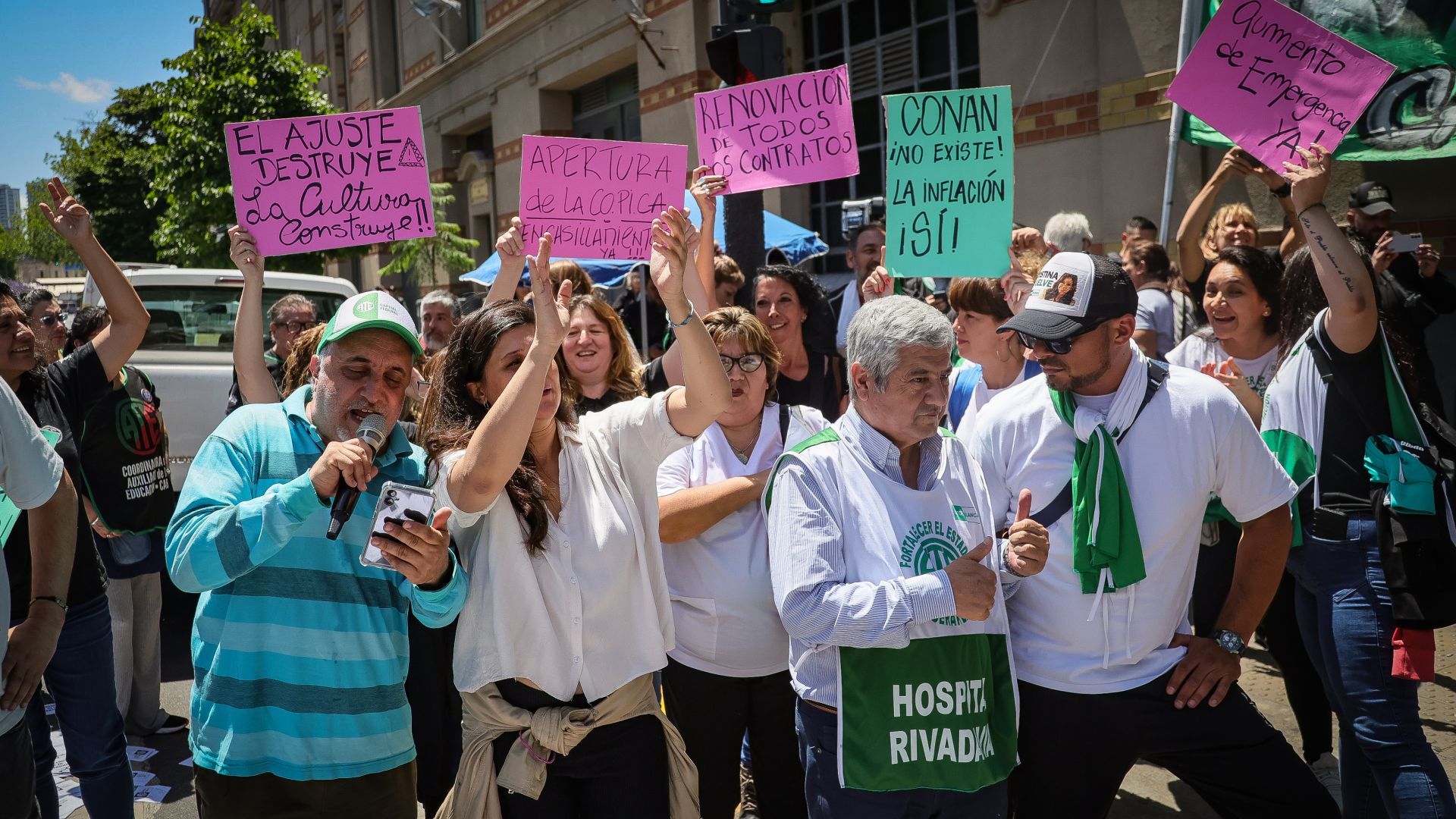 Basta de desguazar al Estado, basta de hambrear al pueblo trabajador